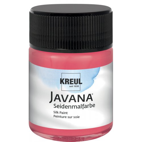 Barva na hedvábí JAVANA 50 ml červená