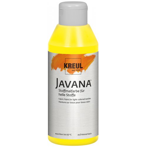 Barva na světlý textil JAVANA 250 ml ŽLUTÁ