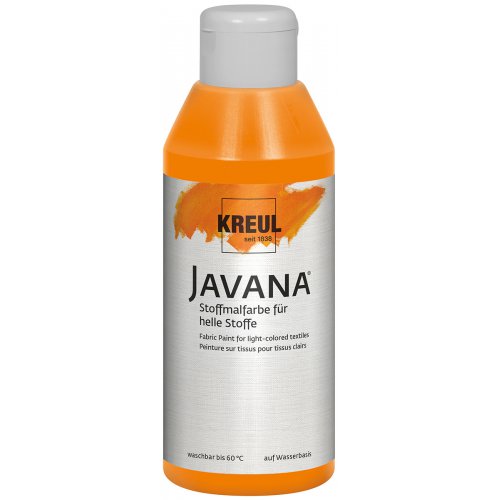 Barva na světlý textil JAVANA 250 ml ORANŽOVÁ