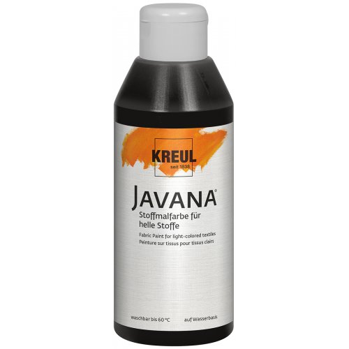 Barva na světlý textil JAVANA 250 ml ČERNÁ