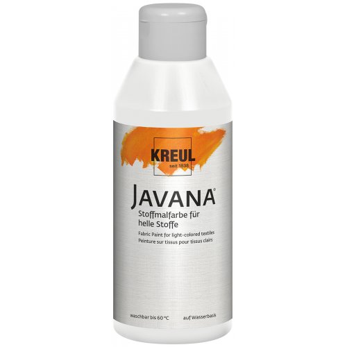 Barva na světlý textil JAVANA 250 ml BÍLÁ