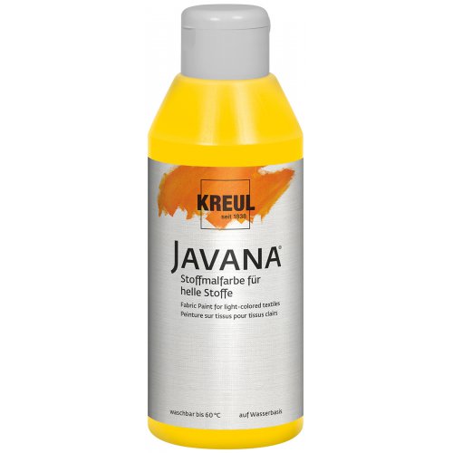 Barva na světlý textil JAVANA 250 ml ZLATOŽLUTÁ