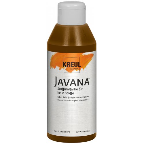 Barva na světlý textil JAVANA 250 ml HNĚDÁ