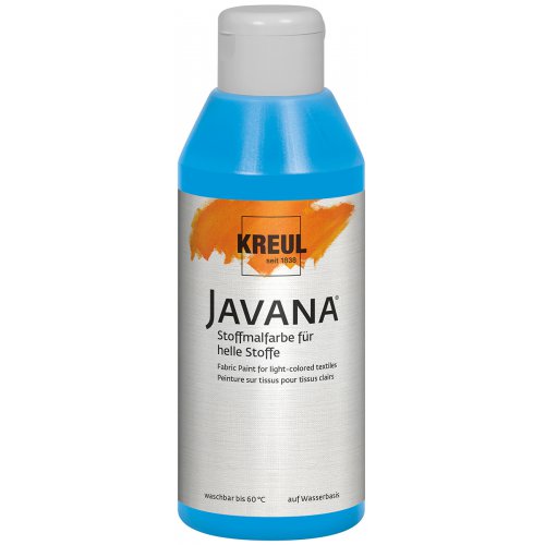 Barva na světlý textil JAVANA 250 ml AZUROVÁ