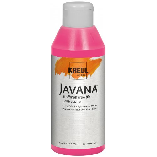 Barva na světlý textil JAVANA 250 ml RŮŽOVÁ