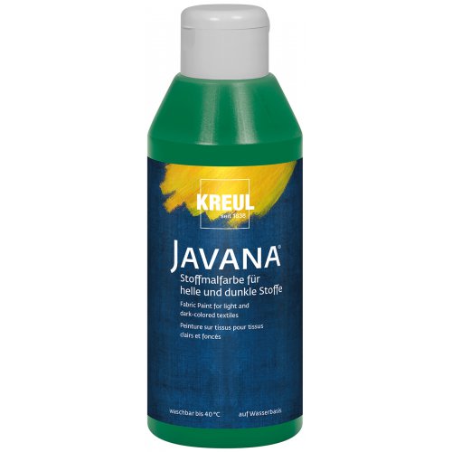 Barva na světlý a tmavý textil JAVANA 250 ml ZELENÁ