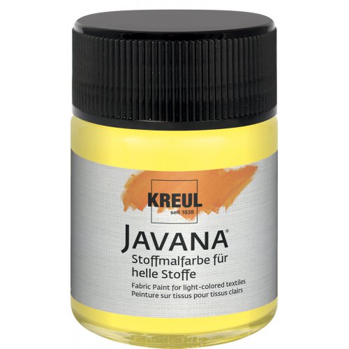 Barva na světlý textil JAVANA 50 ml ŽLUTÁ