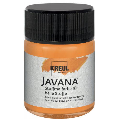 Barva na světlý textil JAVANA 50 ml ORANŽOVÁ