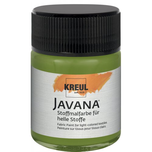 Barva na světlý textil JAVANA 50 ml OLIVOVÁ ZELENÁ