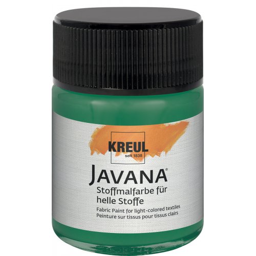 Barva na světlý textil JAVANA 50 ml TMAVÁ ZELENÁ