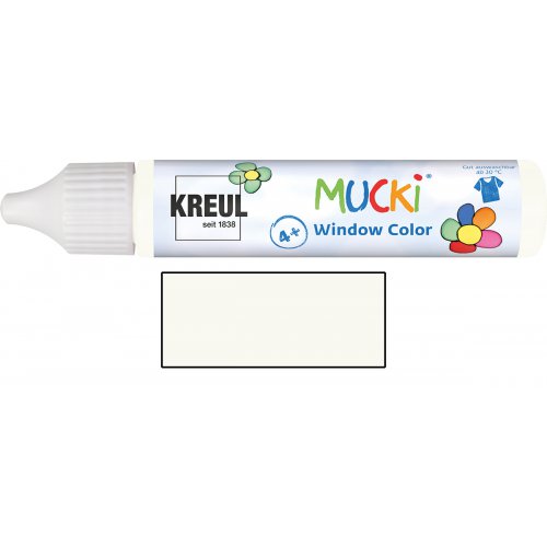 Barva na sklo MUCKI WINDOW COLOR 29 ml BÍLÁ