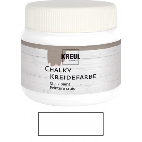 Křídová barva CHALKY PAINT 150 ml sněhově bílá