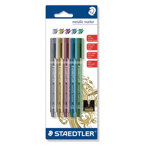 Sada Metalický fix STAEDTLER - 5 barev