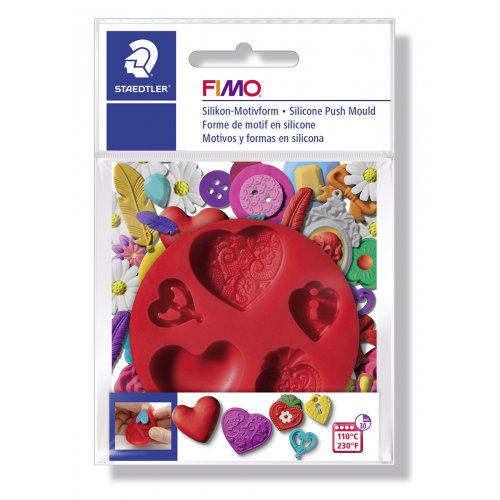 FIMO Silikonová vytlačovací forma - Srdce