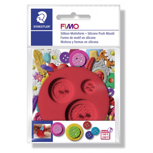 FIMO Silikonová vytlačovací forma - Knoflík