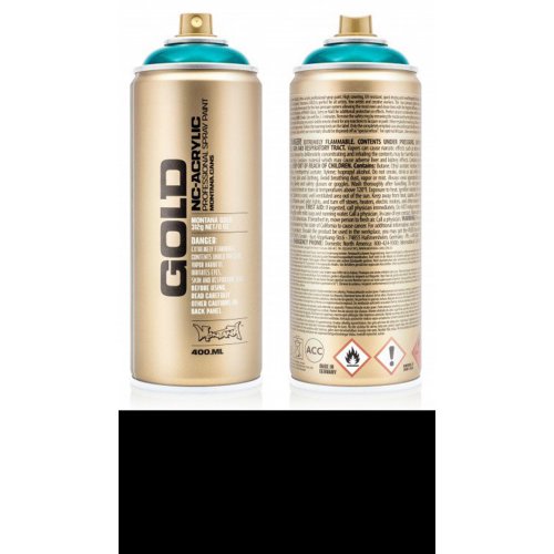Akrylový sprej Montana Gold 400 ml Transparentní mystická černá