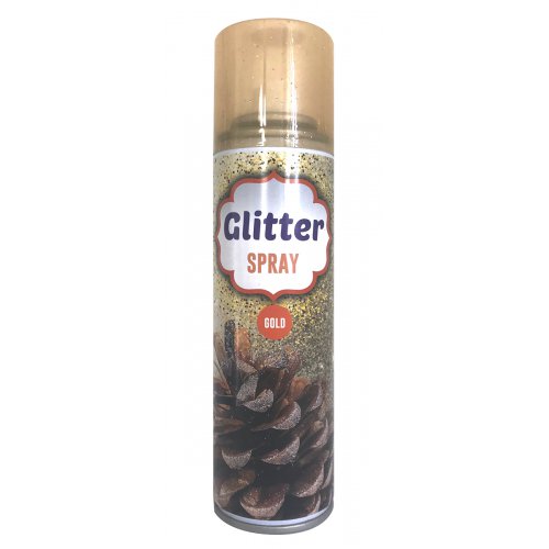 Glitter sprej zlatá