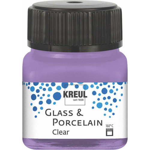 Barva na sklo a porcelán KREUL clear 20 ml LILA