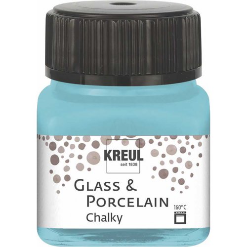 Barva na sklo a porcelán KREUL CHALKY 20 ml LEDOVÁ MÁTA