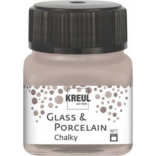 Barva na sklo a porcelán KREUL CHALKY 20 ml NOBLESNÍ NUGÁTOVÁ