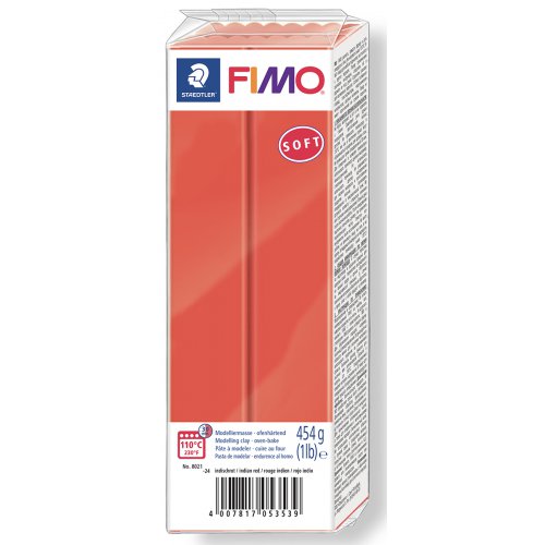 FIMO soft ČERVENÁ 454 g blok