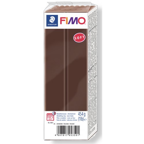 FIMO soft ČOKOLÁDOVÁ 454 g blok