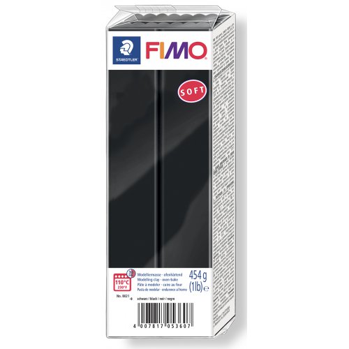 FIMO soft ČERNÁ 454 g blok