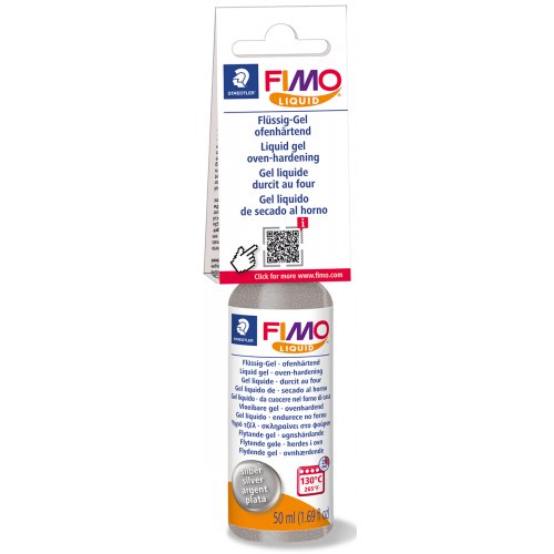 FIMO LIQUID Deco gel STŘÍBRNÝ 50 ml