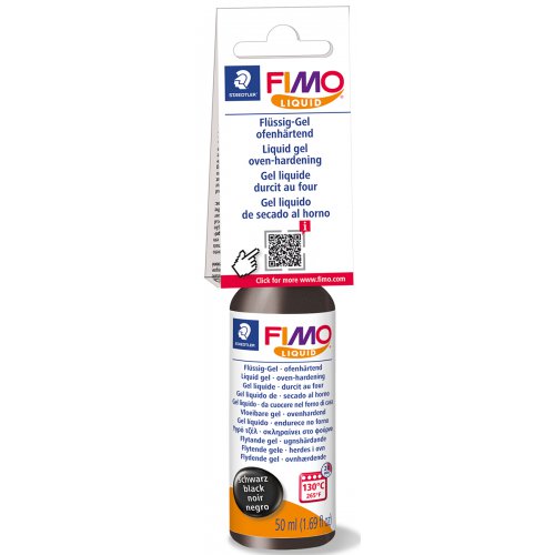 FIMO LIQUID Deco gel ČERNÝ 50 ml