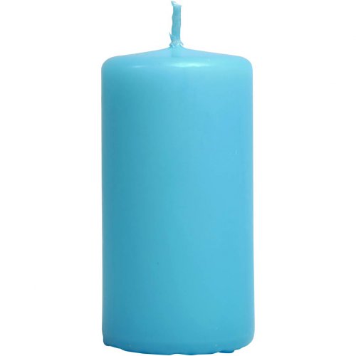 Svíčky sada 12 ks SVĚTLE MODRÁ - obrázek