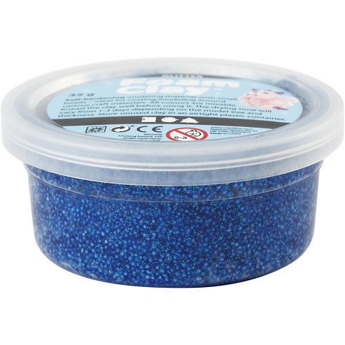 Samotvrdnoucí modelovací pěnová hmota Foam Clay GLITTER MODRÁ - CC788850_a.jpg