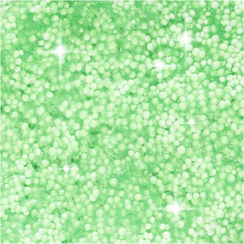 Samotvrdnoucí modelovací pěnová hmota Foam Clay GLITTER ZELENÁ - obrázek