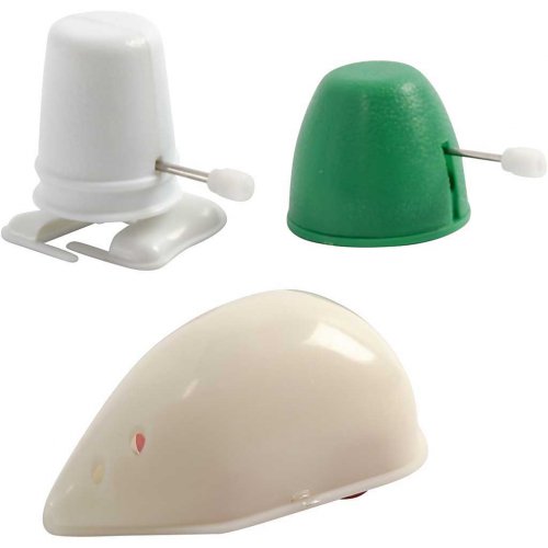 Plastové mechanické FIGURKY NA NOŽIČKÁCH - různé tvary 3 ks v balení - obrázek