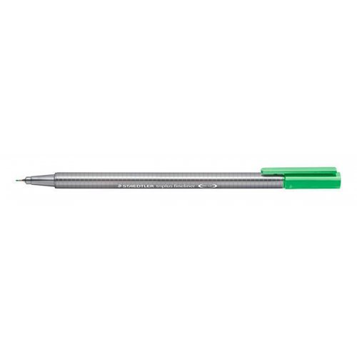 Liner "Triplus 334", zelená - pale green, 0,3mm, STAEDTLER