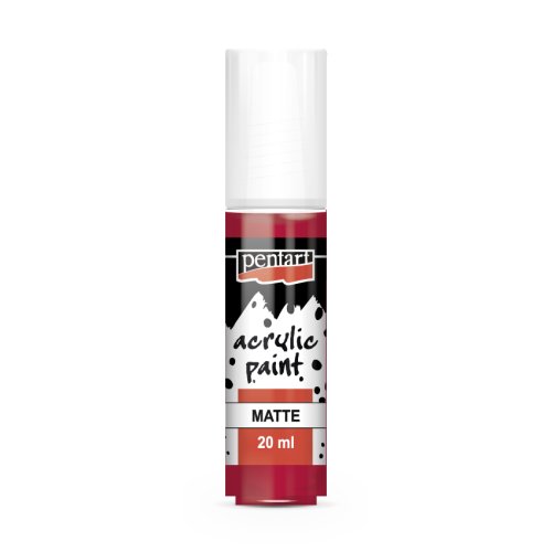 Akrylová barva matná PENTART 20 ml KARMÍNOVÁ
