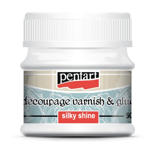 Lepidlový lak na decoupage PENTART 50 ml HEDVÁBNÝ LESK