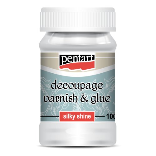 Lepidlový lak na decoupage PENTART 100 ml HEDVÁBNÝ LESK
