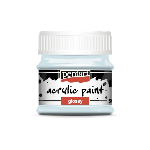Akrylová barva lesklá PENTART 50 ml LEDOVÁ MODRÁ