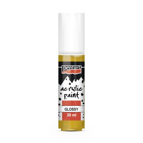 Akrylová barva lesklá PENTART 20 ml OKROVÁ