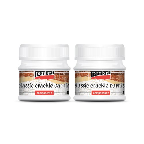 Krakelovací lak klasik - dvousložkový PENTART 50 ml