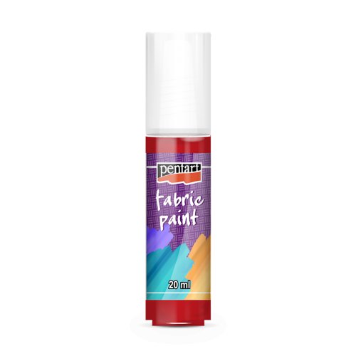Barva na textil 20 ml ČERVENÁ
