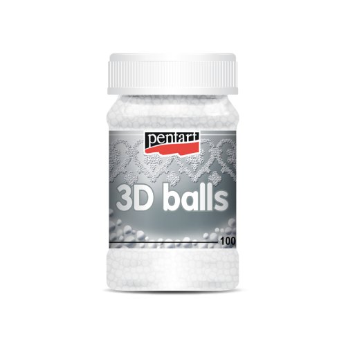 3D kuličky na tvorbu struktur PENTART 100 ml MALÉ