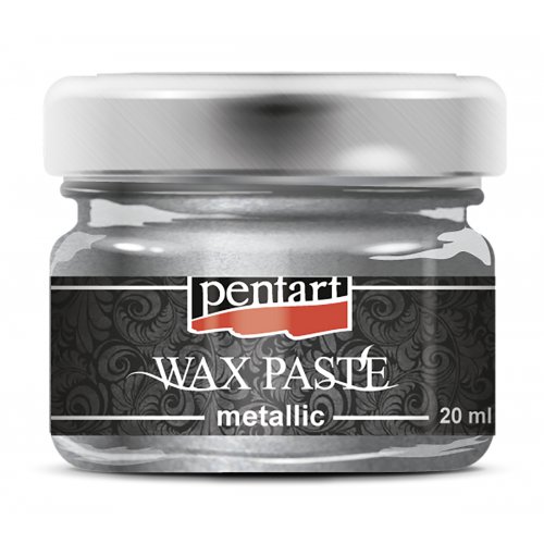 Vosková pasta metalická 20 ml STŘÍBRNÁ