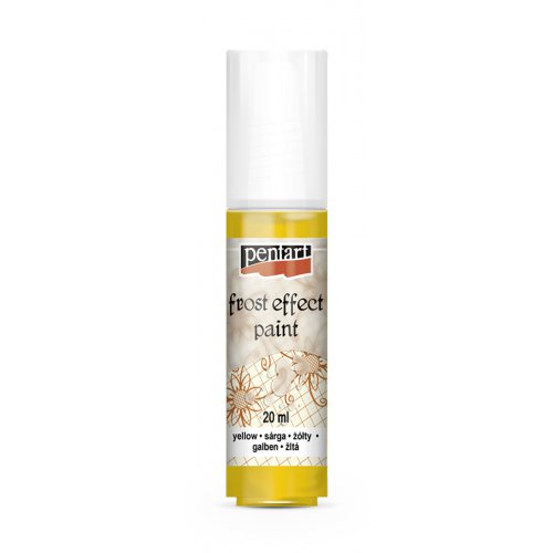 Barva ledový efekt na sklo 20 ml ŽLUTÁ
