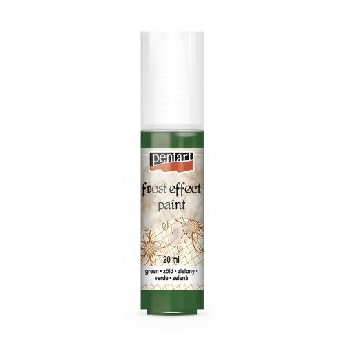 Barva ledový efekt na sklo 20 ml ZELENÁ
