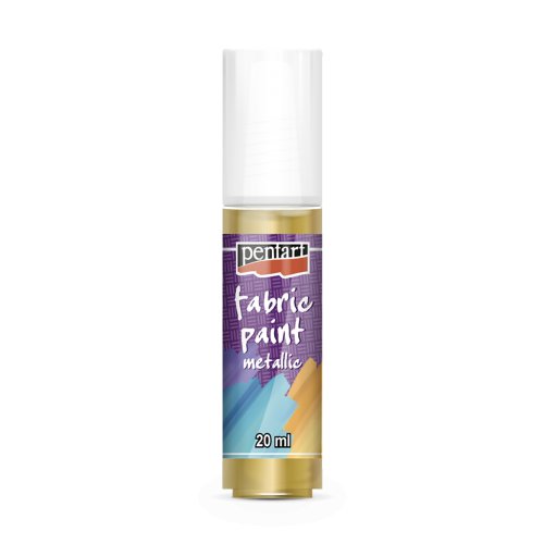 Barva na textil 20 ml METALICKÁ ZLATÁ