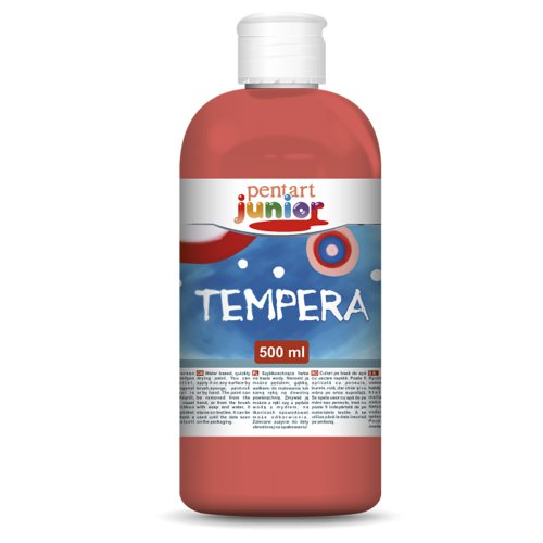 Temperová barva Junior PENTART 500 ml ČERVENÁ