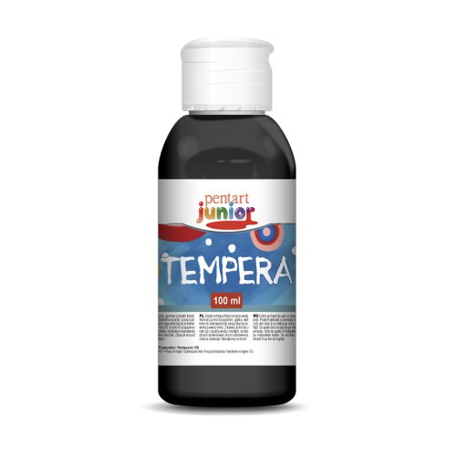 Temperová barva Junior PENTART 100 ml ČERNÁ