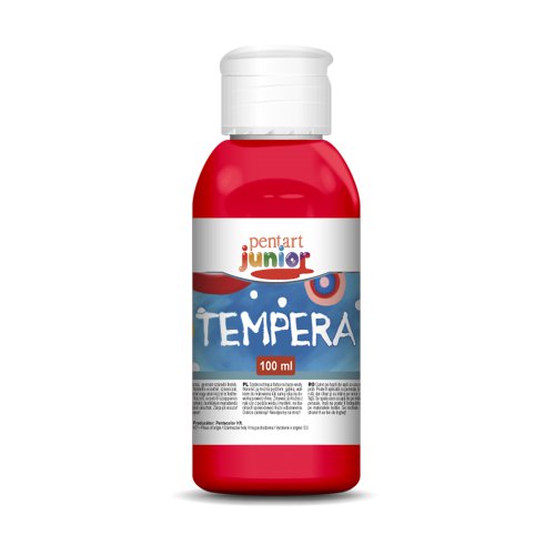 Tempera 100 ml ČERVENÁ