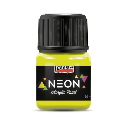 Akrylová barva neonová 30 ml ŽLUTÁ